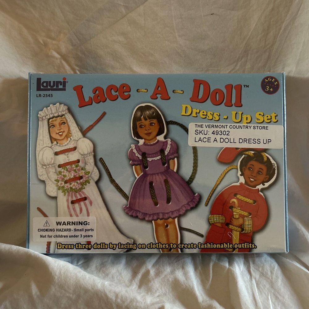 Lauri Lace A Doll Dress Up Set 3 Dolls Rare 25 Outfits Motor Control USA A1